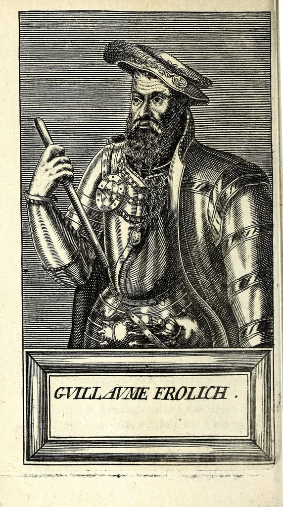 An illustration from Histoire des plus illustres et scavans hommes de leurs siecles : tant de l'Europe que de l'Asie, Afrique & Amerique : avec leurs portraits en tailles-douces, tirez sur les veritables originaux, 1670, leaf 44