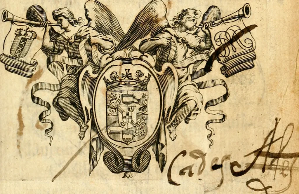 An illustration from Histoire des princes d'Orange de la maison de Nassau, 1693, leaf 4