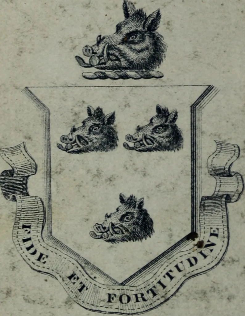 An illustration from Histoire des vestales : avec un traité du luxe des dames romaines, 1725, leaf 1