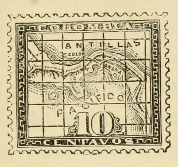 An illustration from Histoire de timbre-poste français, 1891, leaf 145
