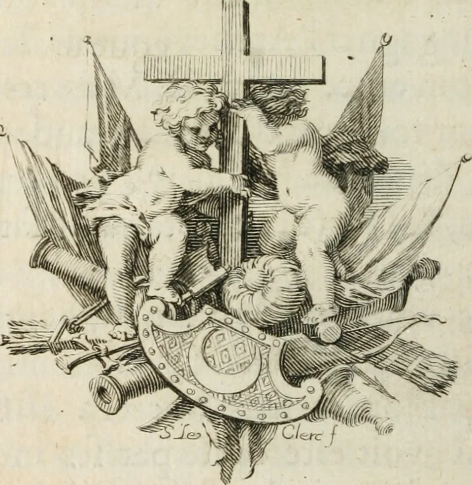 An illustration from Histoire du cardinal Ximenés, 1693, leaf 275