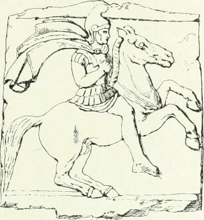 An illustration from Histoire du costume antique d'après des études sur le modèle vivant, 1922, leaf 142