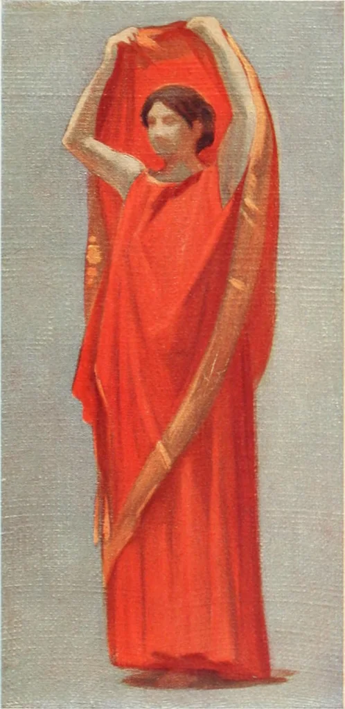 An illustration from Histoire du costume antique d'après des études sur le modèle vivant, 1922, leaf 200