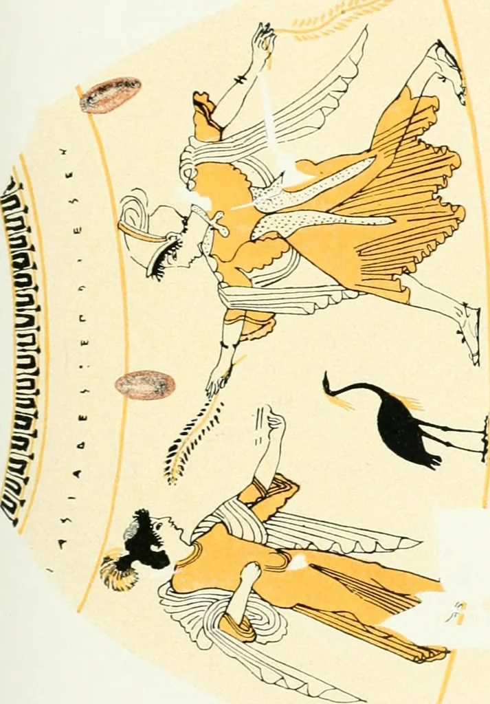 An illustration from Histoire du costume antique d'après des études sur le modèle vivant, 1922, leaf 248