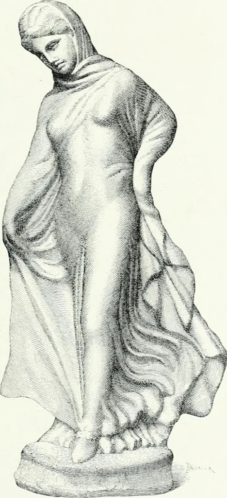 An illustration from Histoire du costume antique d'après des études sur le modèle vivant, 1922, leaf 252