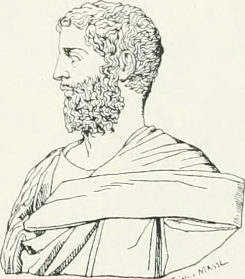 An illustration from Histoire du costume antique d'après des études sur le modèle vivant, 1922, leaf 281