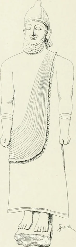 An illustration from Histoire du costume antique d'après des études sur le modèle vivant, 1922, leaf 29