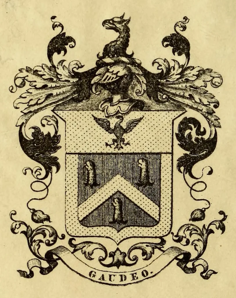 An illustration from Histoire du grand royaume de la Chine, situé aux Indes Orientales, : diuisée en deux parties. contenant en la premiere, la situation, antiquité, fertilité ... & autres choses memorables dudit royaume. et en la seconde, trois voyages faits vers iceluy en l'an 1577. 1579 & 1581. auec les singularitez plus remarquables y veües & entenduës: ensemble vn itineraire du Nouueau Monde, & le descouurement du Nouueau Mexique en l'an 1583., 1589, leaf 2