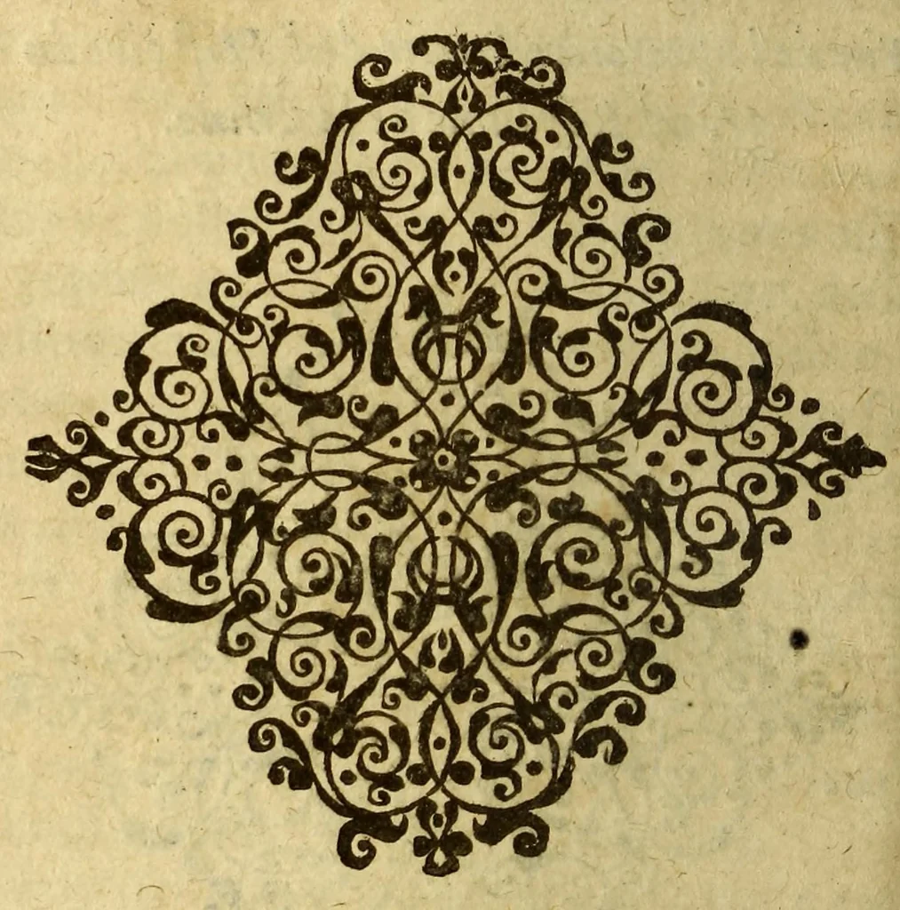 An illustration from Histoire du grand royaume de la Chine, situé aux Indes Orientales, : diuisée en deux parties. contenant en la premiere, la situation, antiquité, fertilité ... & autres choses memorables dudit royaume. et en la seconde, trois voyages faits vers iceluy en l'an 1577. 1579 & 1581. auec les singularitez plus remarquables y veües & entenduës: ensemble vn itineraire du Nouueau Monde, & le descouurement du Nouueau Mexique en l'an 1583., 1589, leaf 254