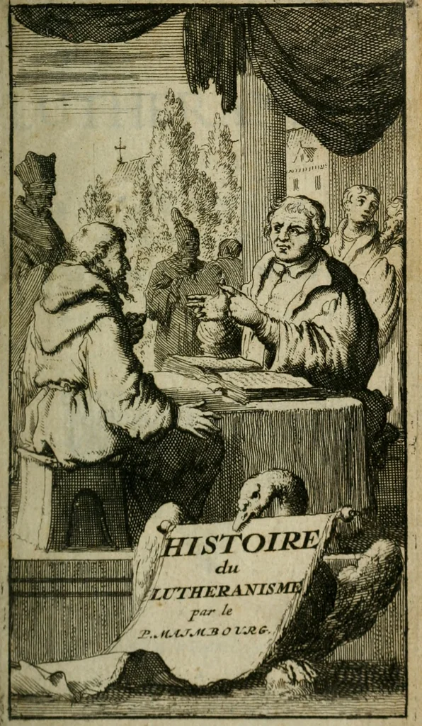 An illustration from Histoire du Lutheranisme, 1681, leaf 4