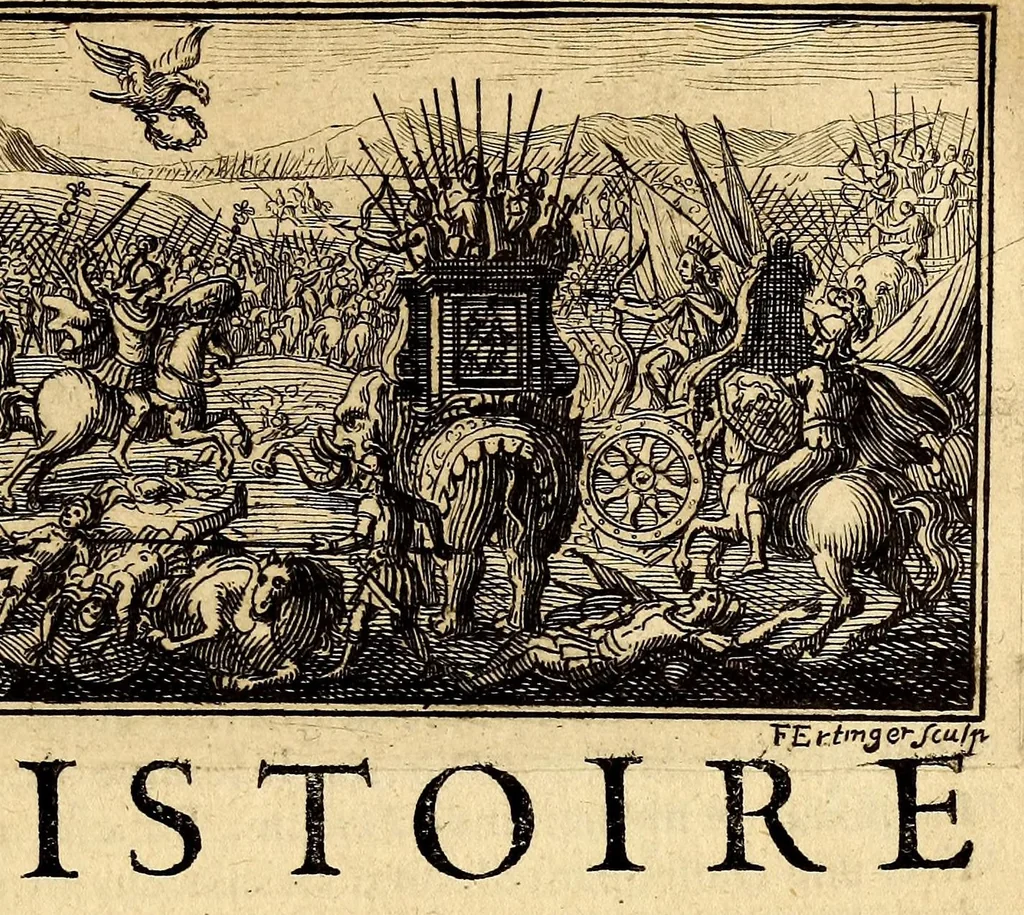 An illustration from Histoire du monde,, 1689, leaf 189
