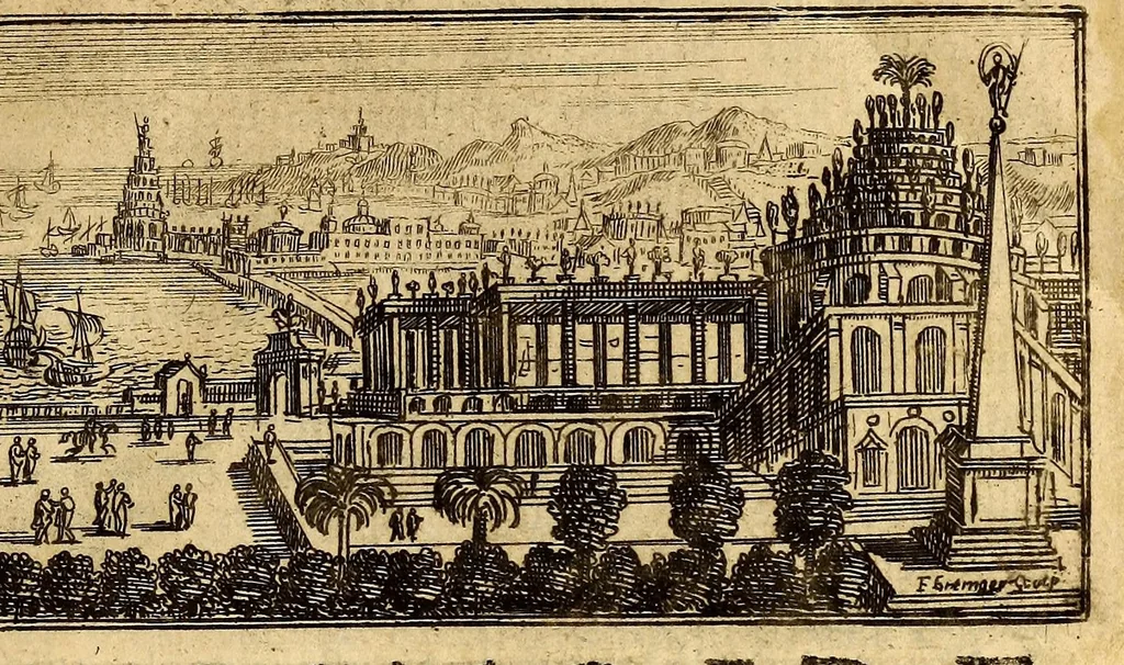 An illustration from Histoire du monde,, 1689, leaf 9