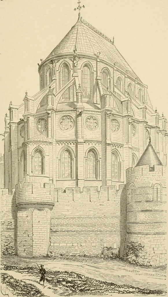 An illustration from Histoire d'un hôtel de ville et d'une cathédrale;, 1878, leaf 109