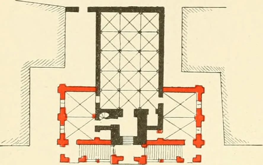 An illustration from Histoire d'un hôtel de ville et d'une cathédrale;, 1878, leaf 166
