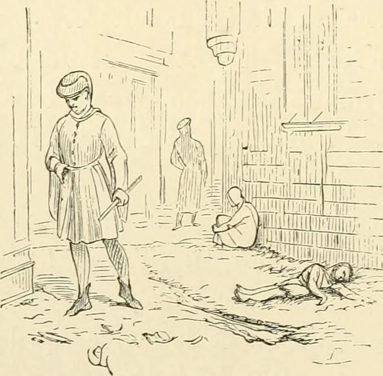 An illustration from Histoire d'un hôtel de ville et d'une cathédrale;, 1878, leaf 258