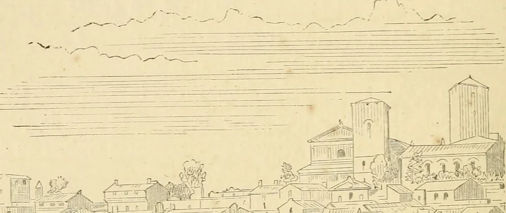 An illustration from Histoire d'un hôtel de ville et d'une cathédrale;, 1878, leaf 28