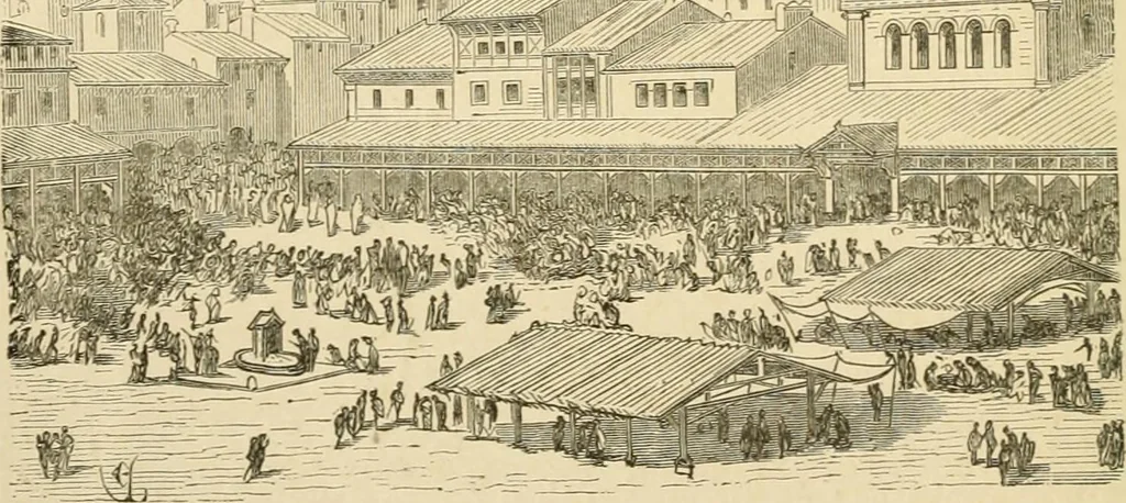 An illustration from Histoire d'un hôtel de ville et d'une cathédrale;, 1878, leaf 28