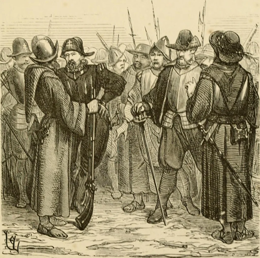 An illustration from Histoire d'un hôtel de ville et d'une cathédrale;, 1878, leaf 285