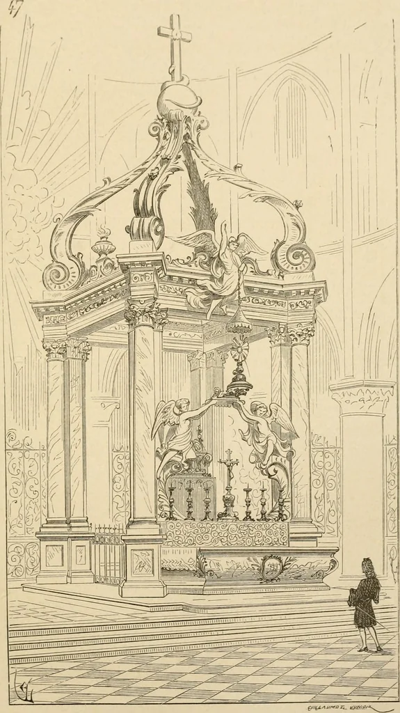 An illustration from Histoire d'un hôtel de ville et d'une cathédrale;, 1878, leaf 311