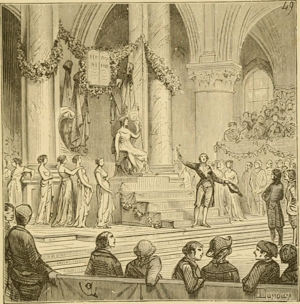 An illustration from Histoire d'un hôtel de ville et d'une cathédrale;, 1878, leaf 331