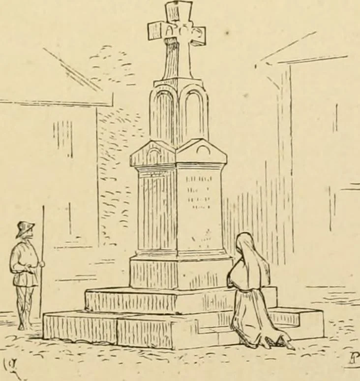 An illustration from Histoire d'un hôtel de ville et d'une cathédrale;, 1878, leaf 37
