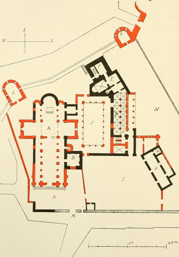 An illustration from Histoire d'un hôtel de ville et d'une cathédrale;, 1878, leaf 44