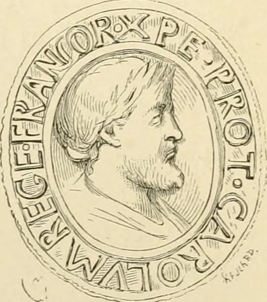An illustration from Histoire d'un hôtel de ville et d'une cathédrale;, 1878, leaf 56