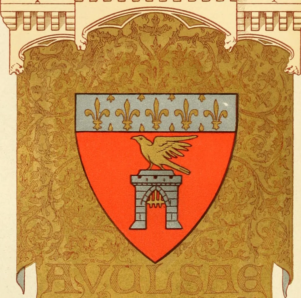 An illustration from Histoire d'un hôtel de ville et d'une cathédrale;, 1878, leaf 6
