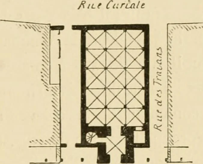 An illustration from Histoire d'un hôtel de ville et d'une cathédrale;, 1878, leaf 63
