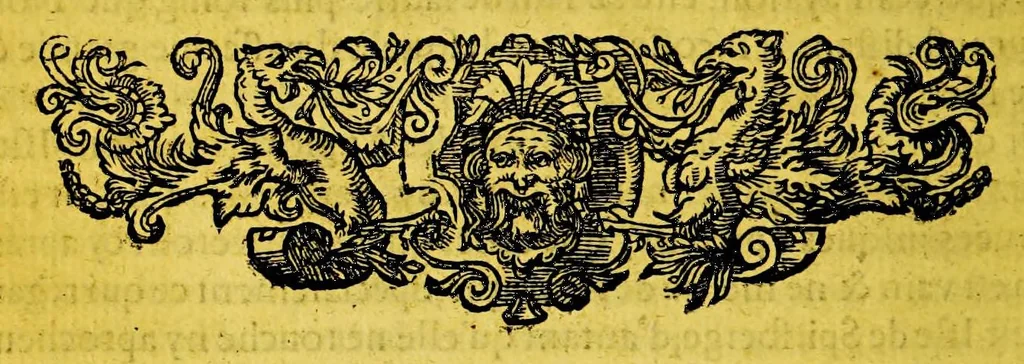An illustration from Histoire du pays nomme Spitsberghe. : Monstrant comment qu'il est trouvée, son naturel & ses animauls, avecques. La triste racompte des maux, que noz pecheurs, tant Basques que Flamens, ont eu a souffrir des Anglois ..., 1613, leaf 44