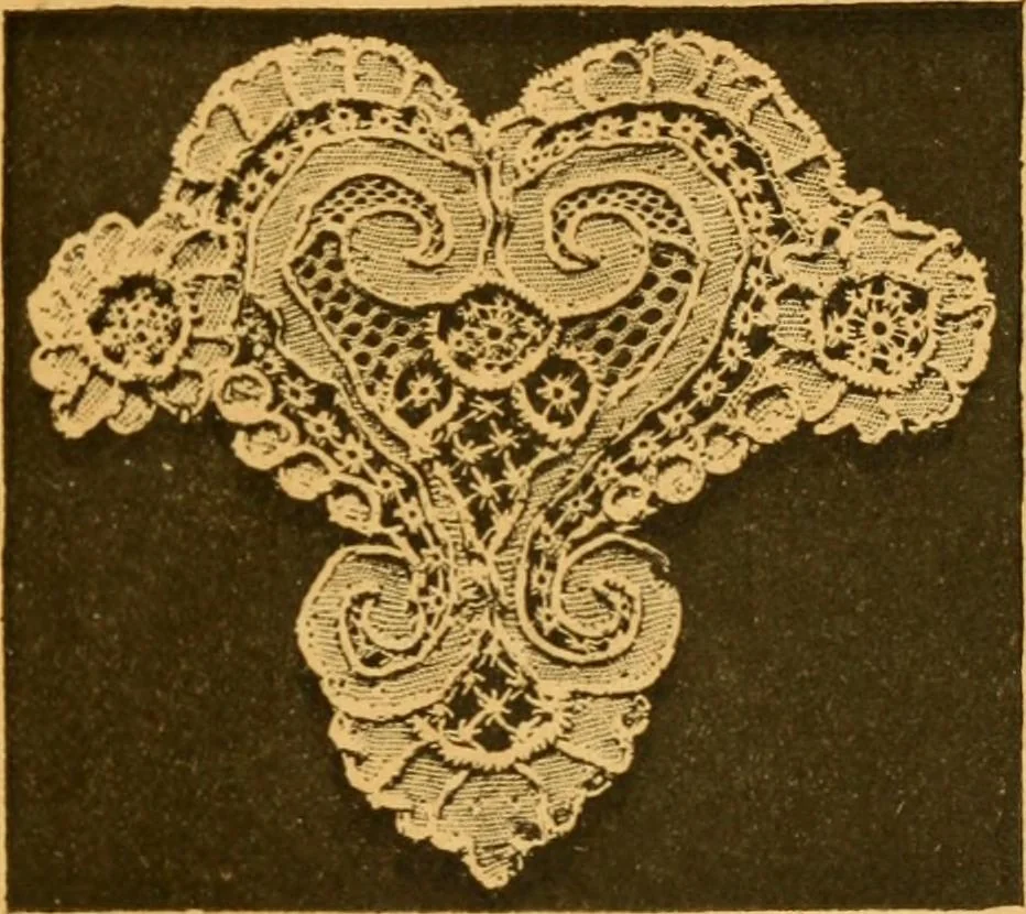 An illustration from Histoire du point d'Alençon, depuis son origine jusqu'à nos jours, 1886, leaf 10