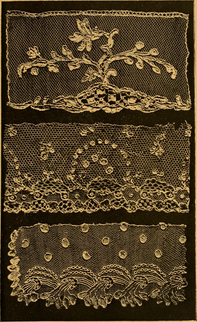 An illustration from Histoire du point d'Alençon, depuis son origine jusqu'à nos jours, 1886, leaf 140