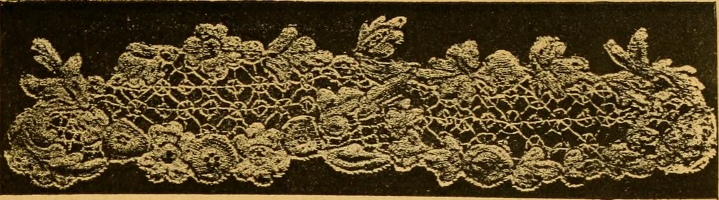 An illustration from Histoire du point d'Alençon, depuis son origine jusqu'à nos jours, 1886, leaf 148