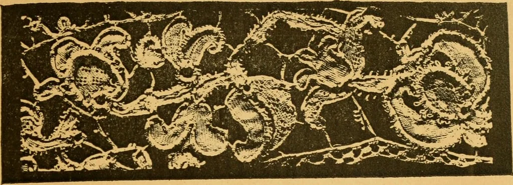 An illustration from Histoire du point d'Alençon, depuis son origine jusqu'à nos jours, 1886, leaf 18