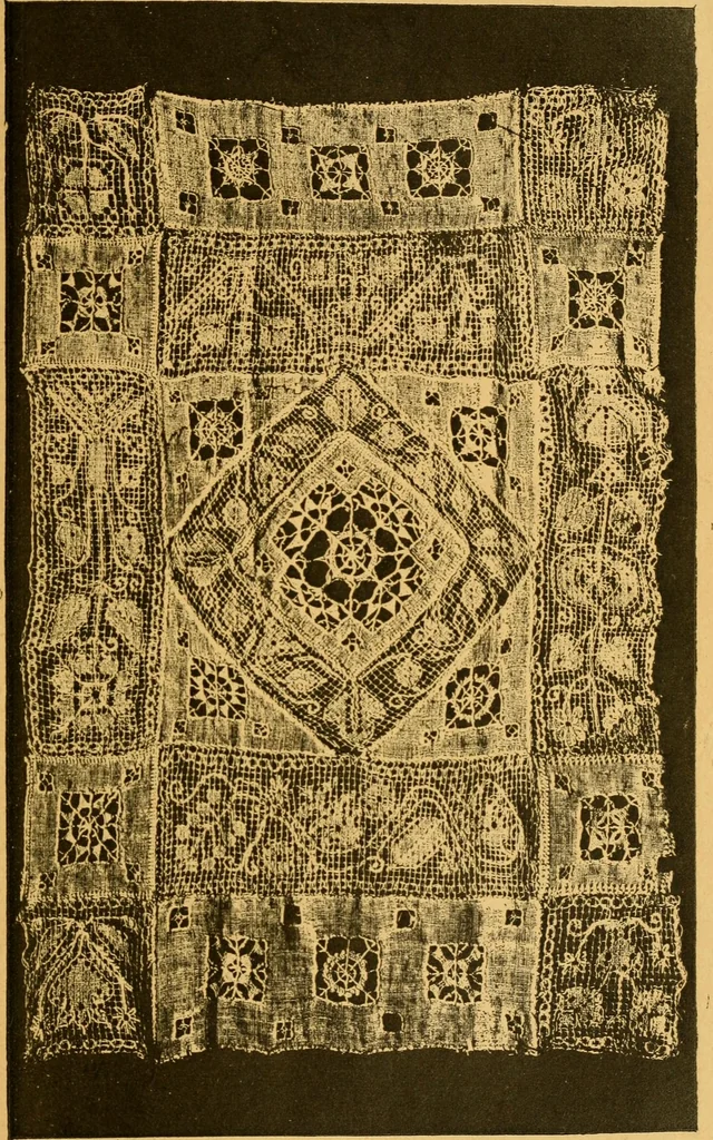 An illustration from Histoire du point d'Alençon, depuis son origine jusqu'à nos jours, 1886, leaf 72