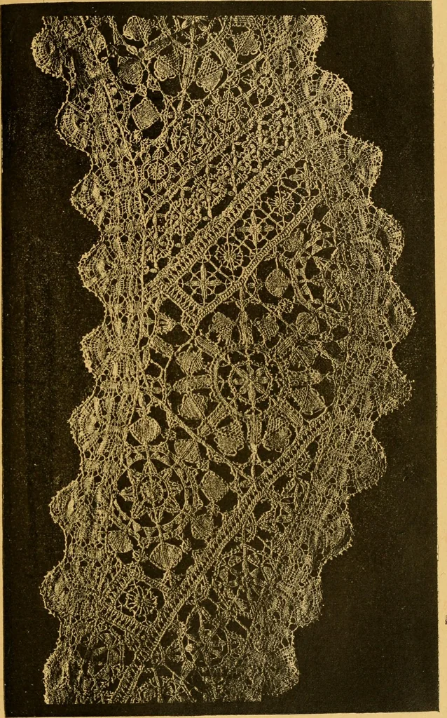 An illustration from Histoire du point d'Alençon, depuis son origine jusqu'à nos jours, 1886, leaf 76