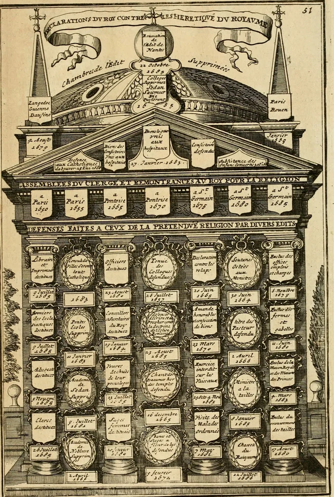 An illustration from Histoire du roy Louis le Grand, par les medailles, emblêmes, deuises, jettons, inscriptions, armoiries, et autres monumens publics, 1691, leaf 106