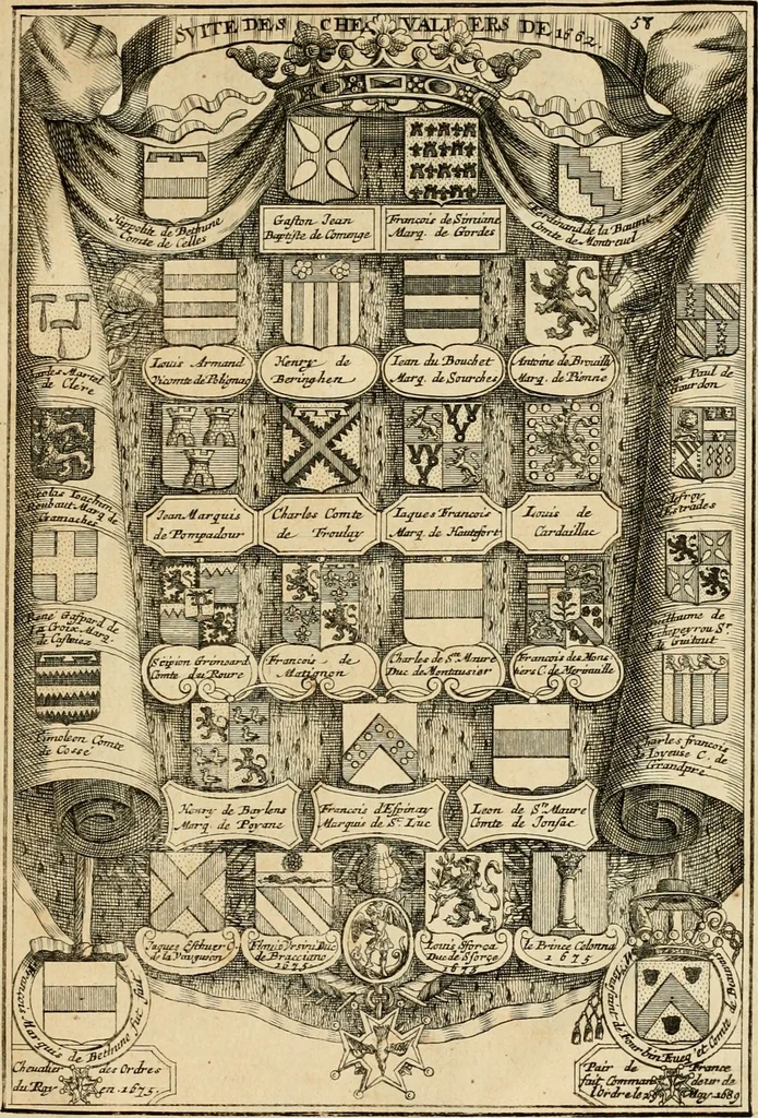 An illustration from Histoire du roy Louis le Grand, par les medailles, emblêmes, deuises, jettons, inscriptions, armoiries, et autres monumens publics, 1691, leaf 120