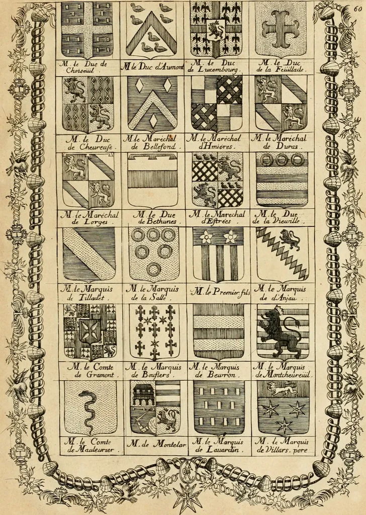An illustration from Histoire du roy Louis le Grand, par les medailles, emblêmes, deuises, jettons, inscriptions, armoiries, et autres monumens publics, 1691, leaf 124
