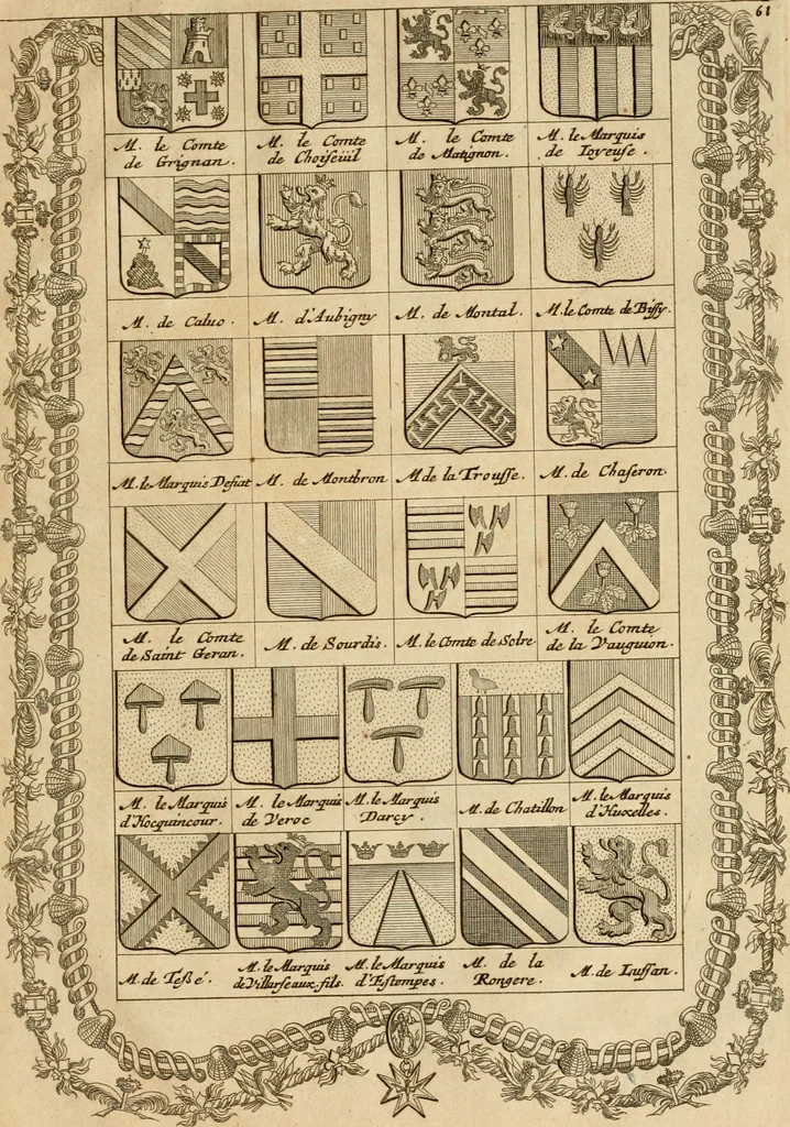 An illustration from Histoire du roy Louis le Grand, par les medailles, emblêmes, deuises, jettons, inscriptions, armoiries, et autres monumens publics, 1691, leaf 126