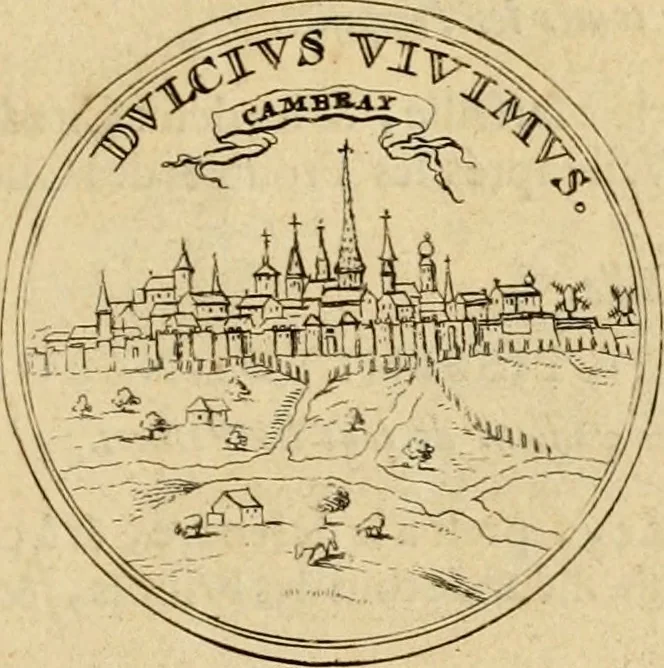 An illustration from Histoire du roy Louis le Grand, par les medailles, emblêmes, deuises, jettons, inscriptions, armoiries, et autres monumens publics, 1691, leaf 44