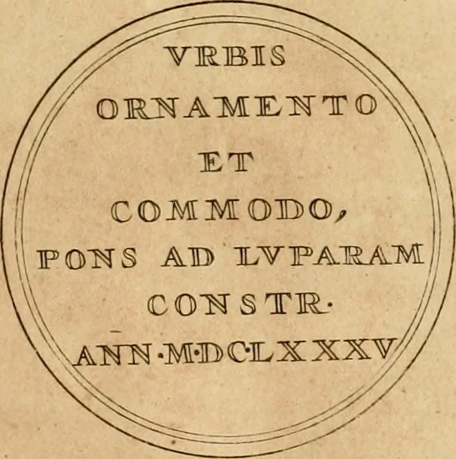An illustration from Histoire du roy Louis le Grand, par les medailles, emblêmes, deuises, jettons, inscriptions, armoiries, et autres monumens publics, 1691, leaf 66