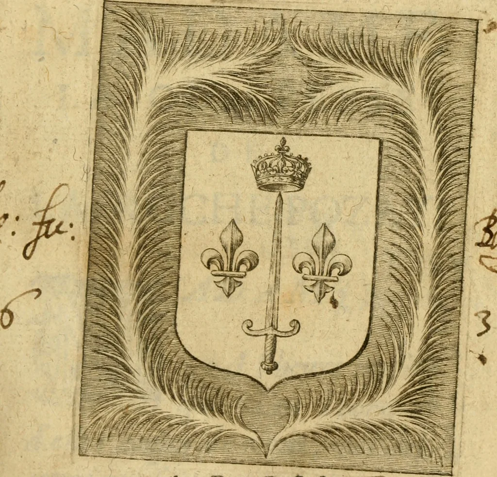 An illustration from Histoire du siege d'Orleans, et de la Pucelle Ieane, 1631, leaf 6
