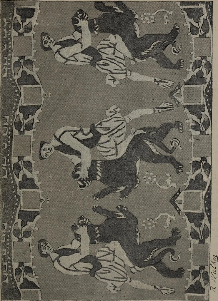 An illustration from Histoire du tissu ancien à l'exposition de l'Union centrale des arts décoratifs, 1883, leaf 11