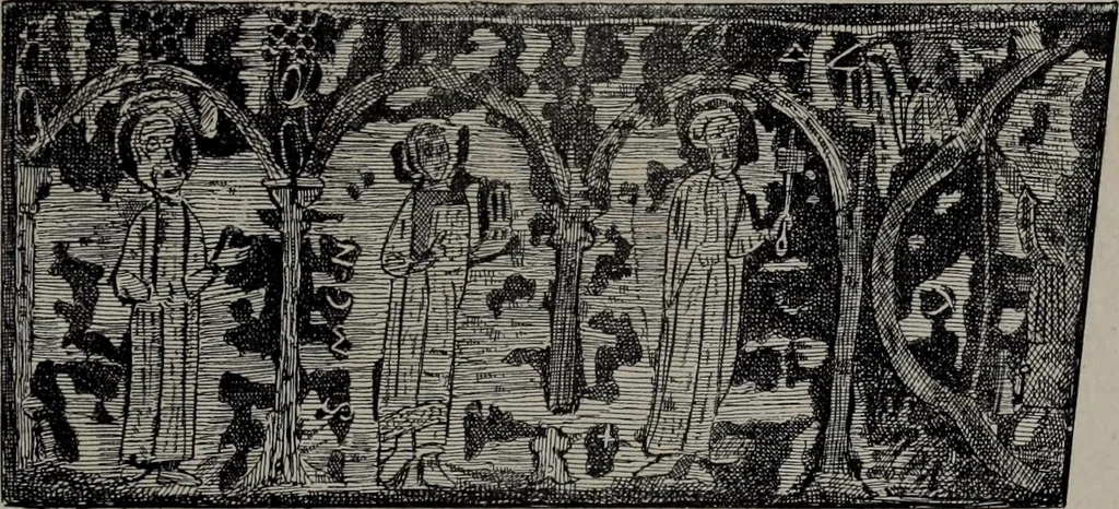 An illustration from Histoire du tissu ancien à l'exposition de l'Union centrale des arts décoratifs, 1883, leaf 35