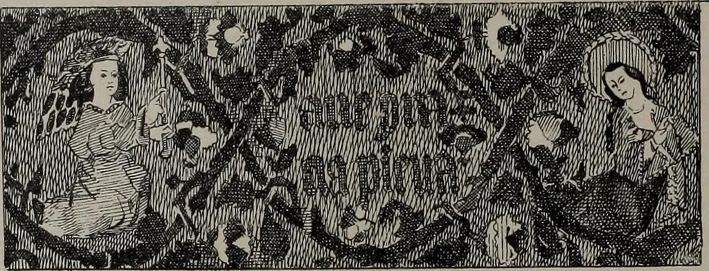 An illustration from Histoire du tissu ancien à l'exposition de l'Union centrale des arts décoratifs, 1883, leaf 36