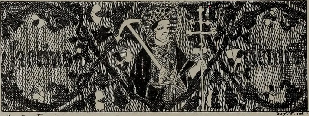 An illustration from Histoire du tissu ancien à l'exposition de l'Union centrale des arts décoratifs, 1883, leaf 36