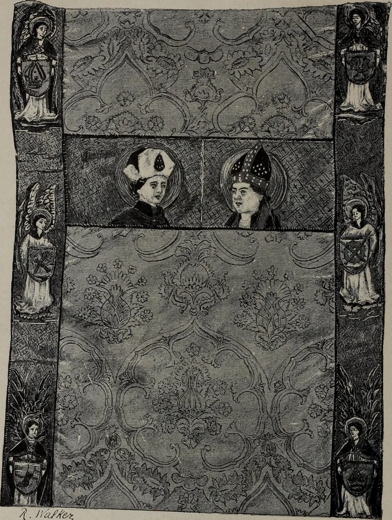 An illustration from Histoire du tissu ancien à l'exposition de l'Union centrale des arts décoratifs, 1883, leaf 40