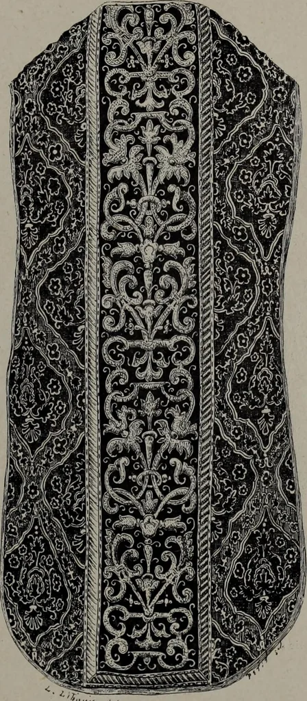 An illustration from Histoire du tissu ancien à l'exposition de l'Union centrale des arts décoratifs, 1883, leaf 41