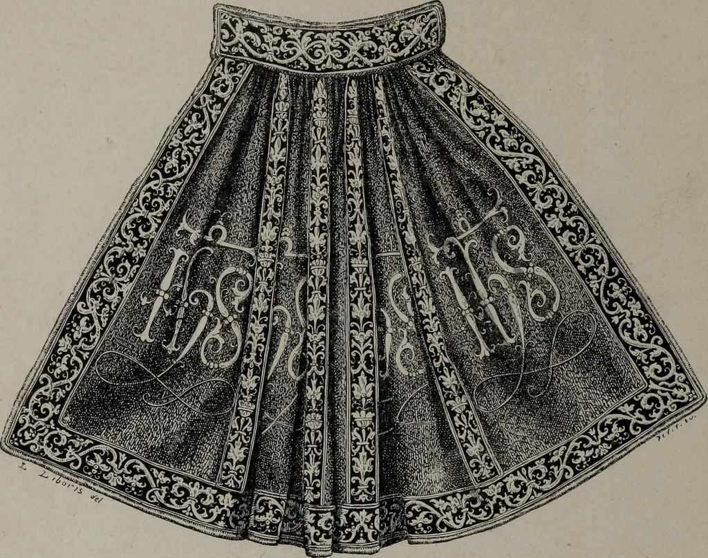 An illustration from Histoire du tissu ancien à l'exposition de l'Union centrale des arts décoratifs, 1883, leaf 42
